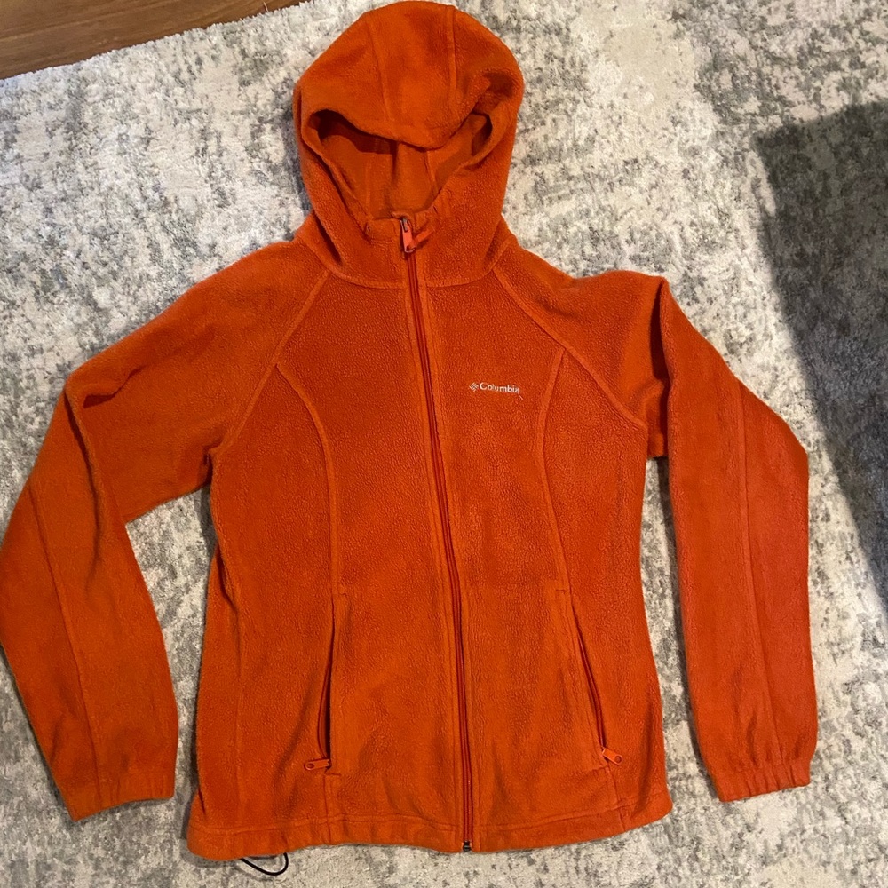 Columbia Orange Fleece jacket